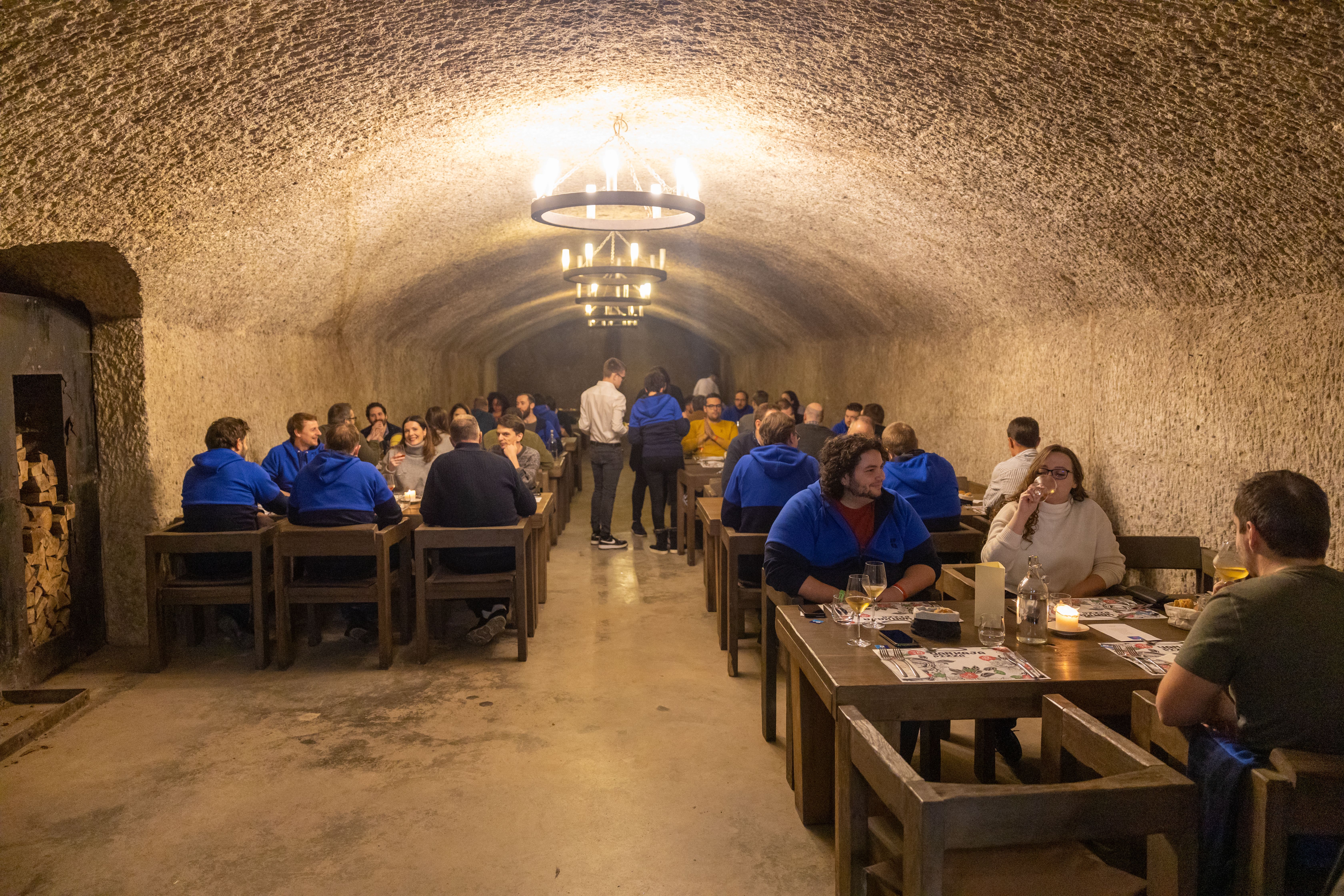 Dining chamber at Bolyki winery